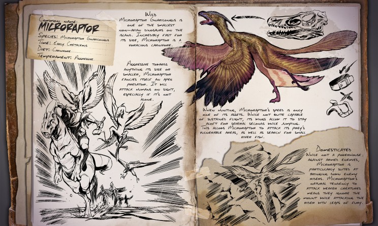 ARK Survival Evolved Новые динозавры Microraptor | Микрораптор