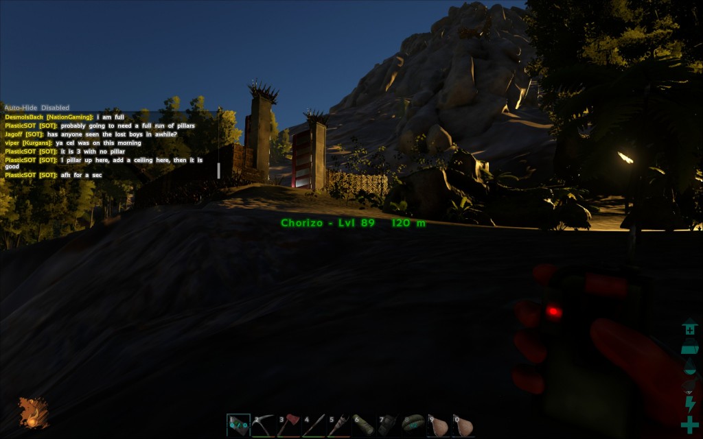 Датчик слежения в АРК Сурвайвал Эволв