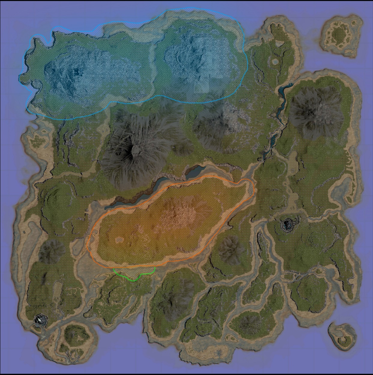 Crystal isles spawn map